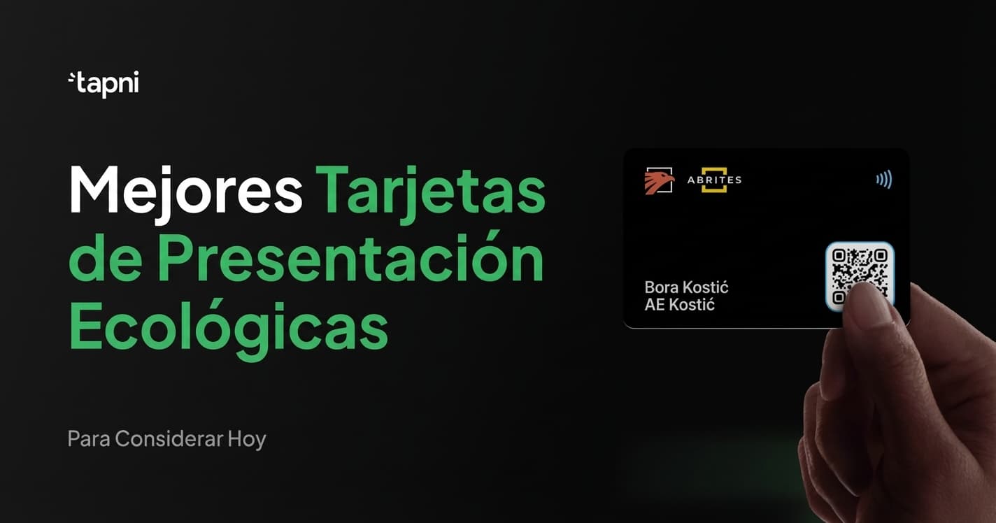 Las Mejores Tarjetas de Visita Ecológicas para Considerar en 2026