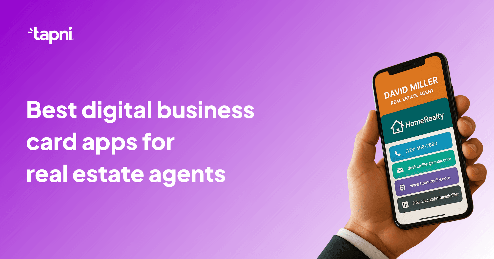 Best digital business card apps for real estate agents