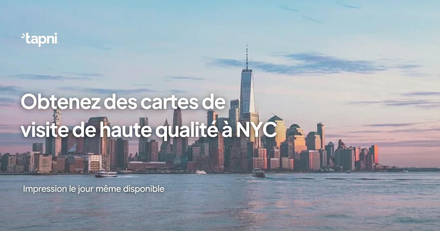 Obtén Tarjetas de Presentación de Alta Calidad en NYC