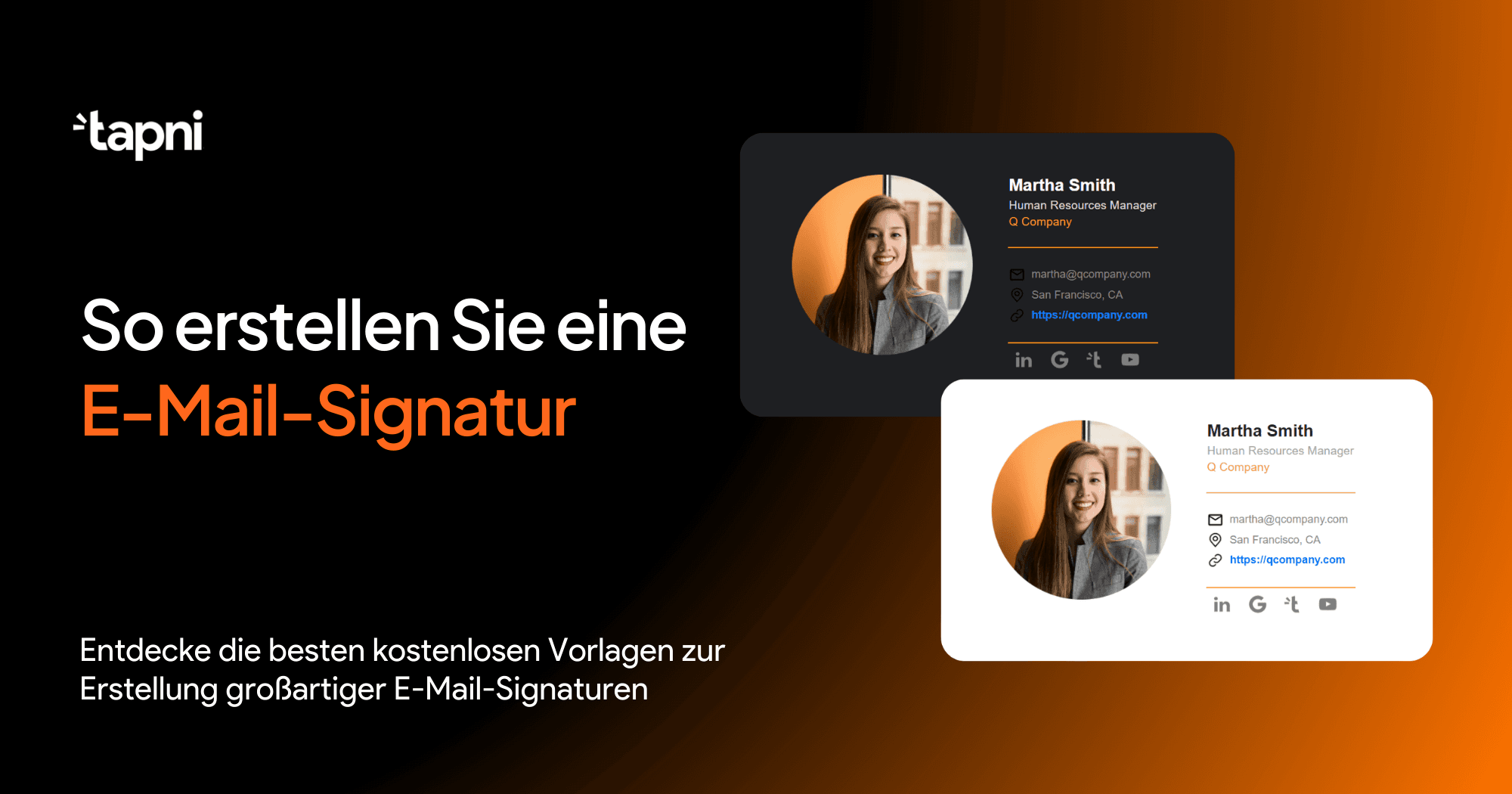 So erstellen Sie eine E-Mail-Signatur