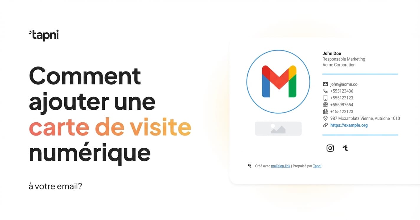 ¿Cómo Añadir una Tarjeta de Visita Digital a Tu Correo Electrónico?