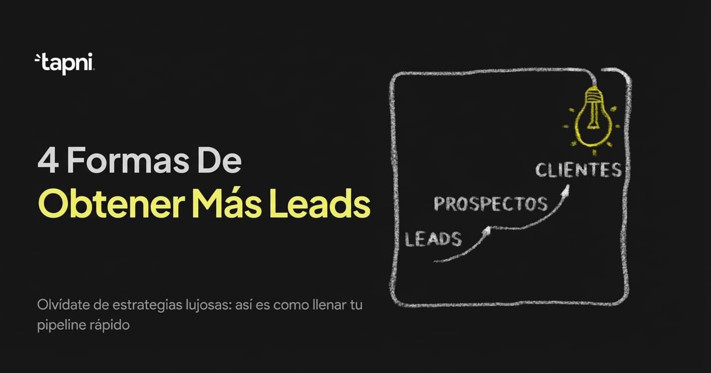 4 Maneras de Conseguir Más Clientes Potenciales