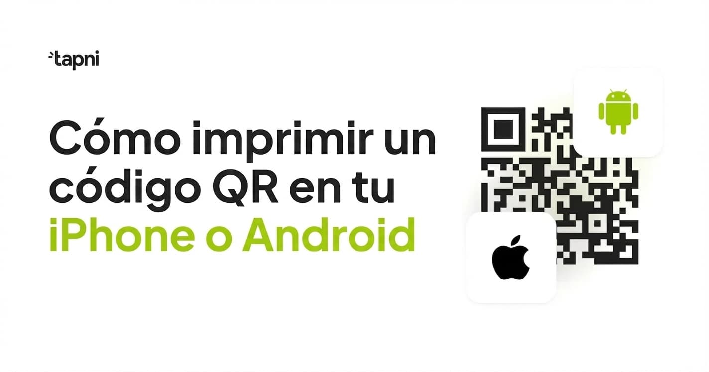 ¿Cómo imprimir un código QR en tu iPhone o Android?